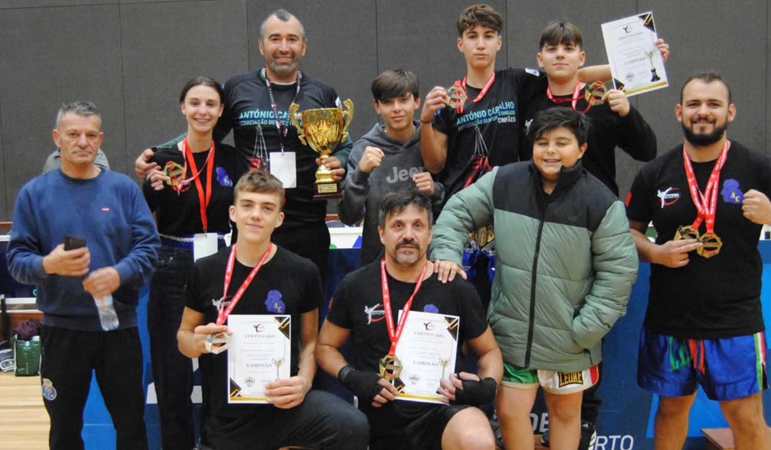 Campeões! Cinfães em destaque na Taça de Portugal de Systema Combat