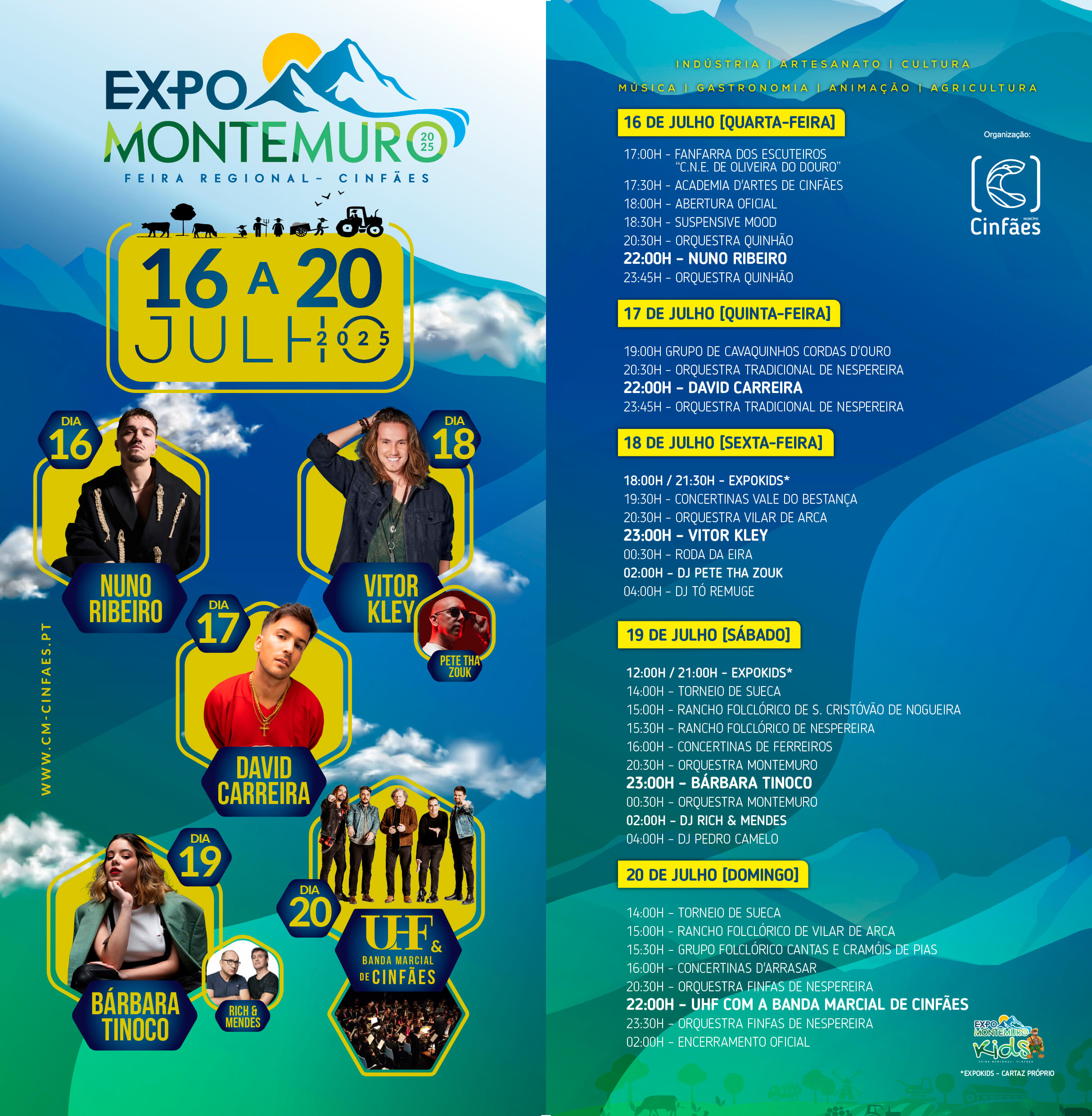 ExpoMontemuro de 16 a 20 de julho