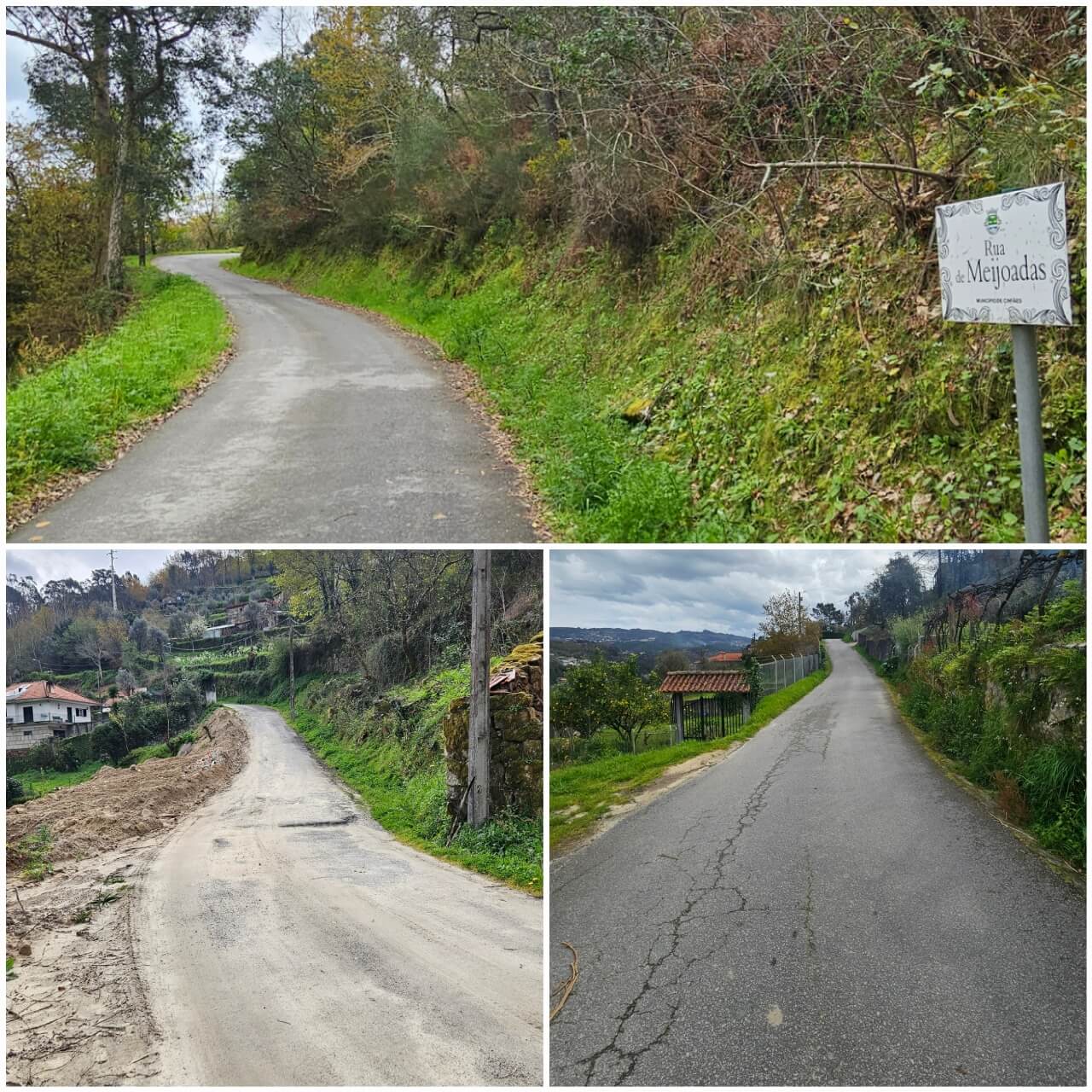 Repavimentação da Rua de Meijoadas, em Espadanedo