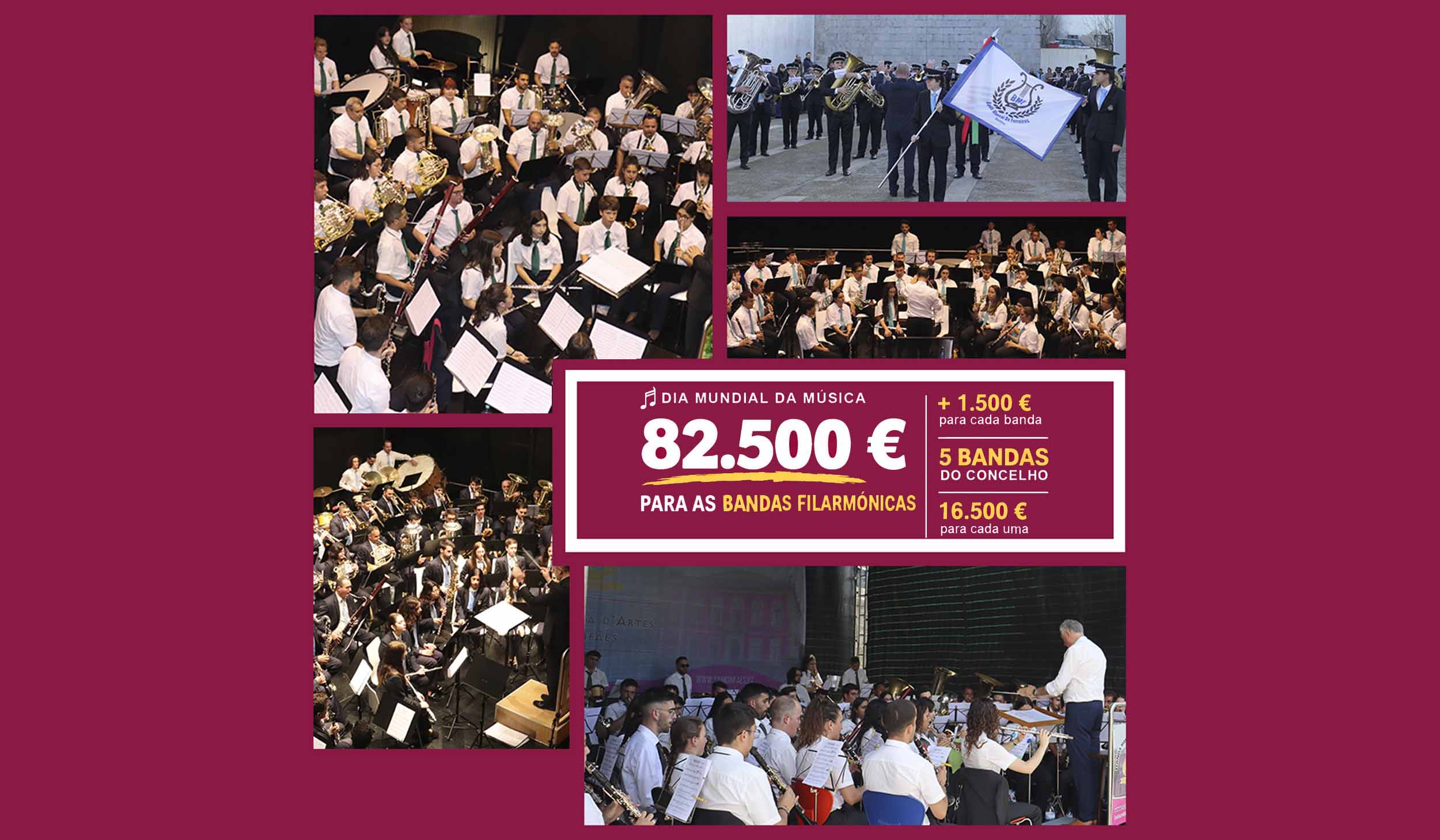 Hoje, no dia mundial da música, cinfães dá mais força à sua música!