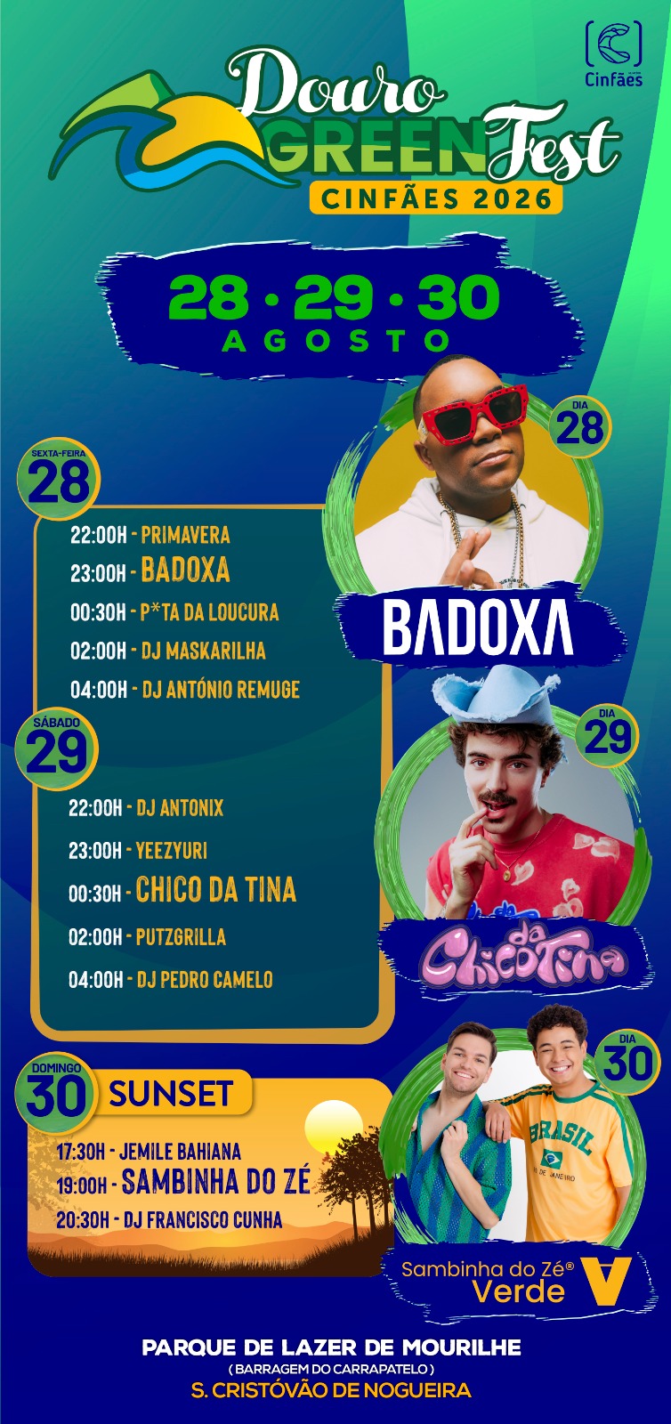 Douro Green Fest 2026: Cartaz Revelado no Dia Internacional da Juventude