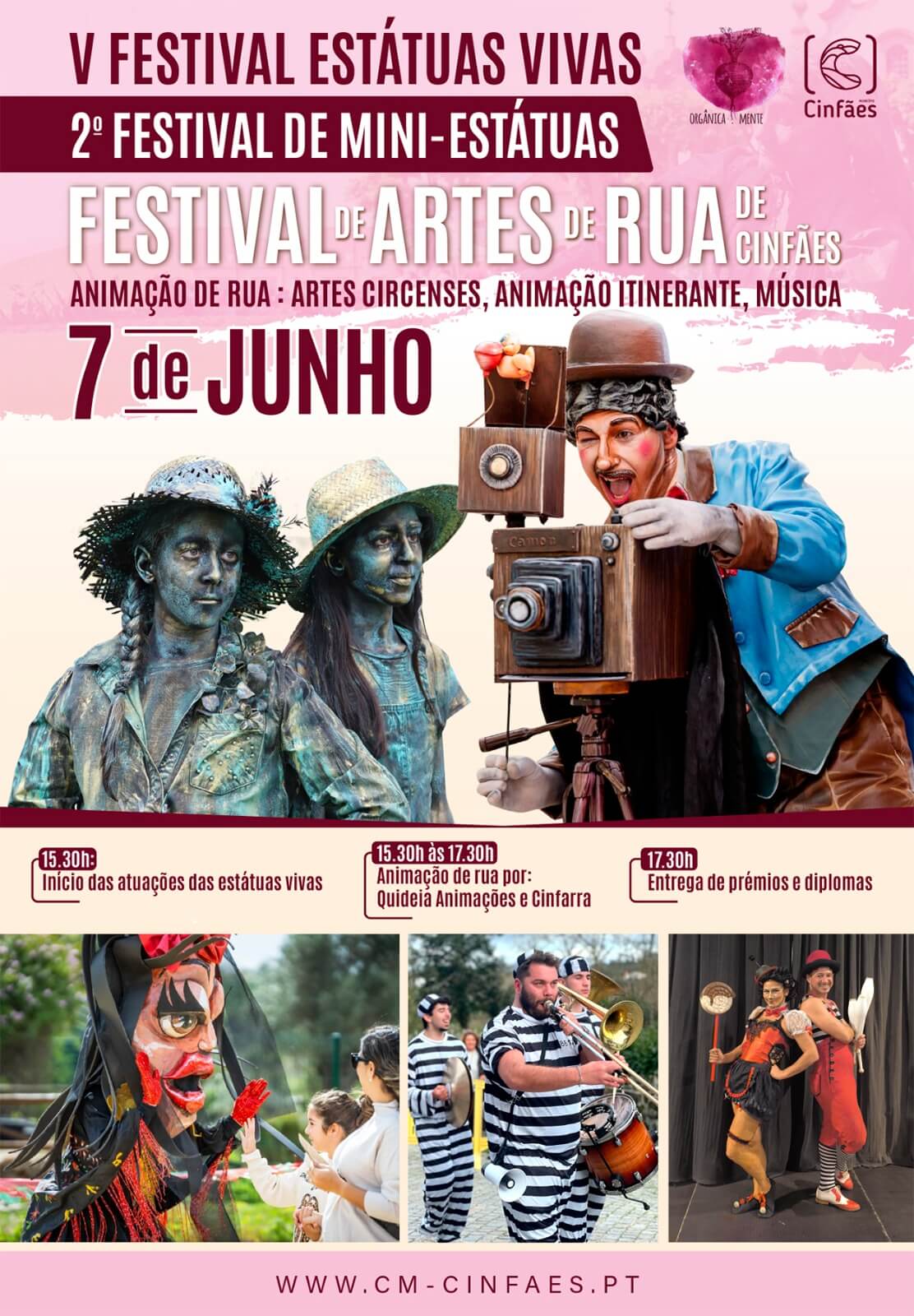V Festival de Estátuas Vivas de Cinfães regressa a 7 de junho