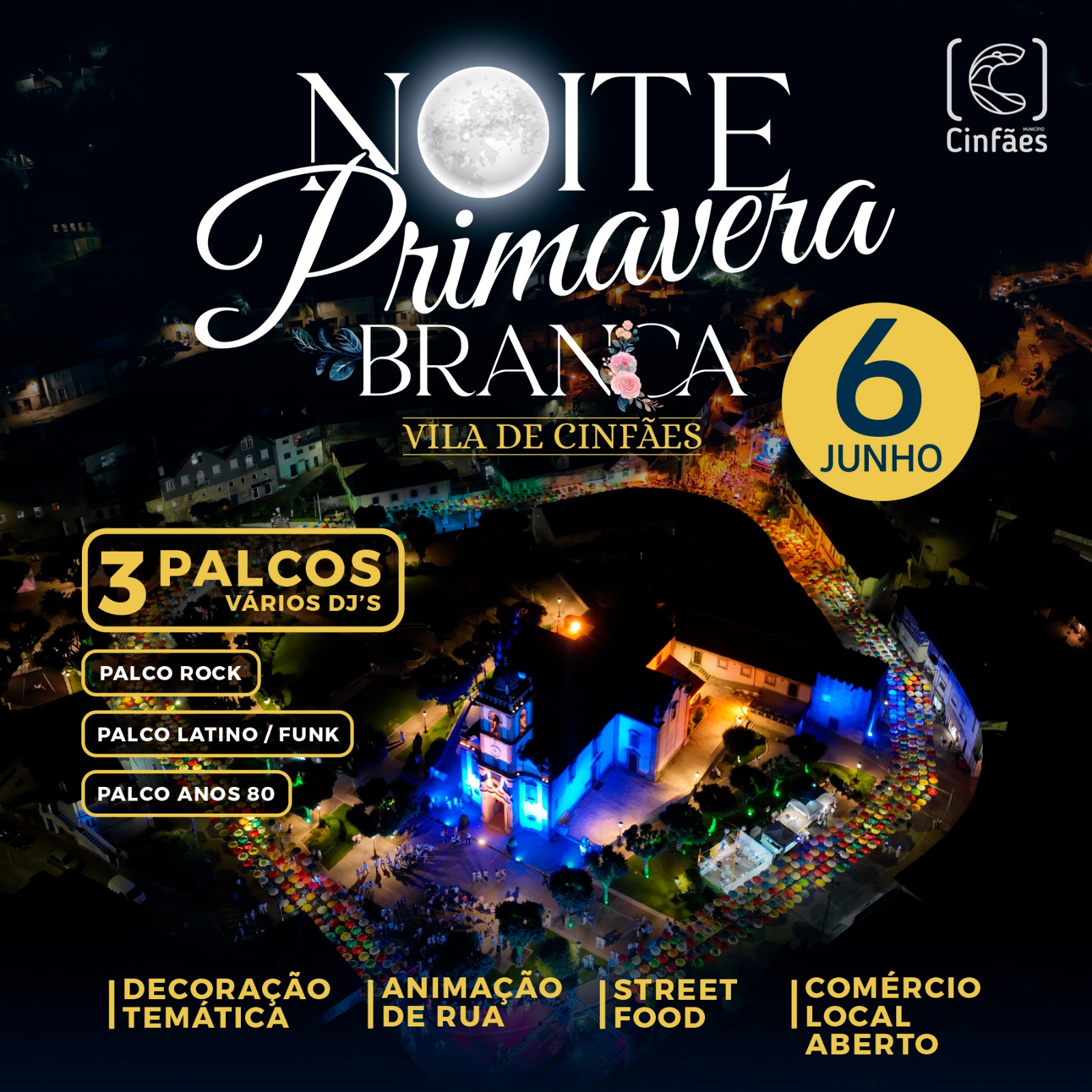 Cinfães volta a vestir-se de branco para a noite mais mágica do ano