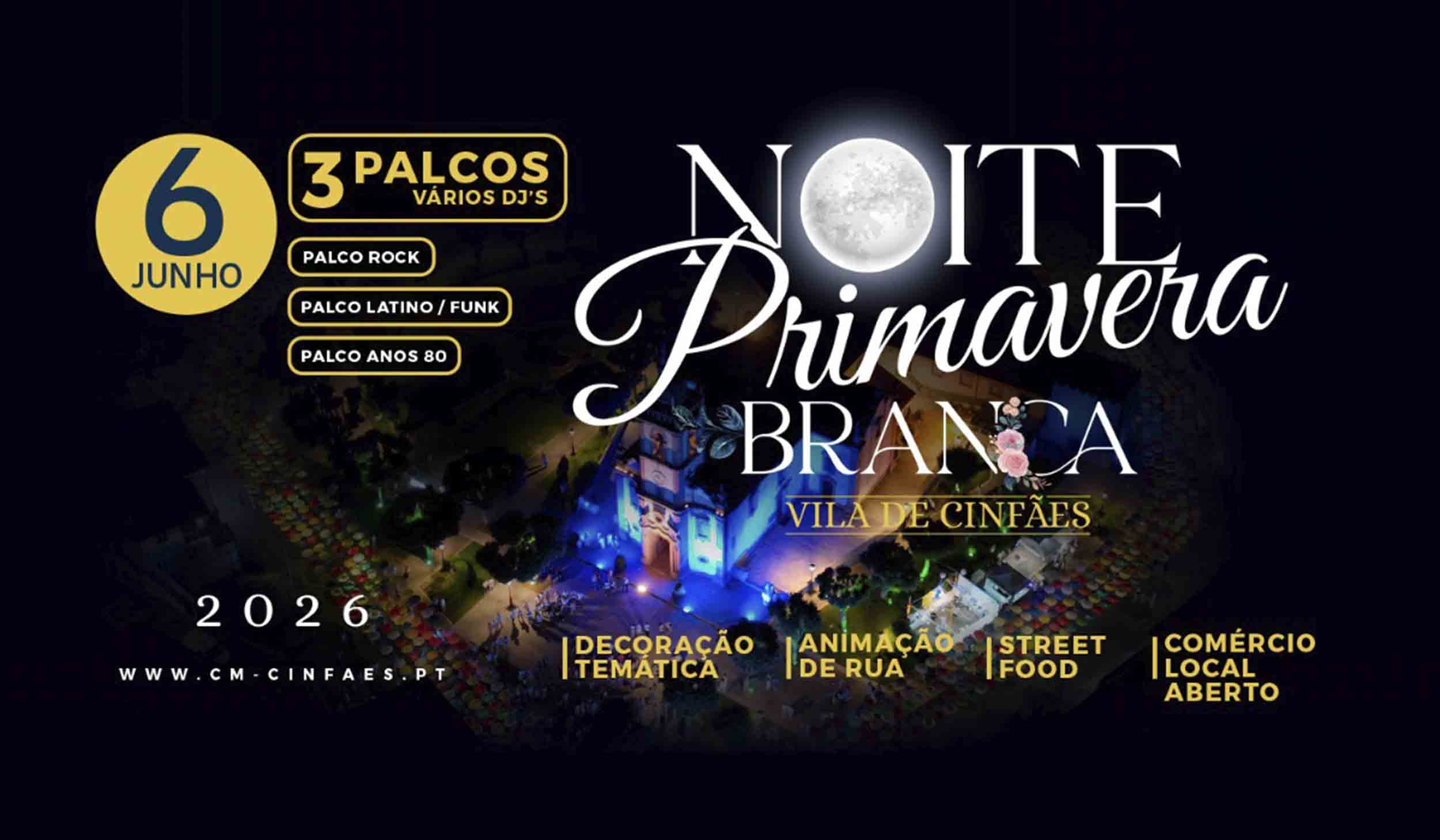 Cinfães volta a vestir-se de branco para a noite mais mágica do ano
