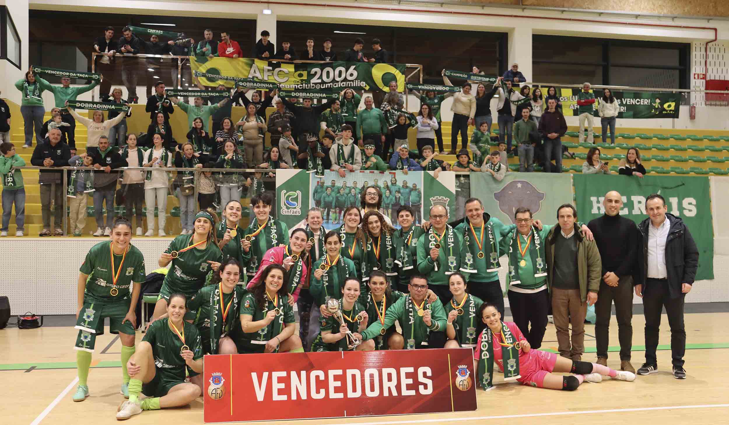 Heróis D’Aventura conquistam Taça de Futsal Feminina da AF Viseu