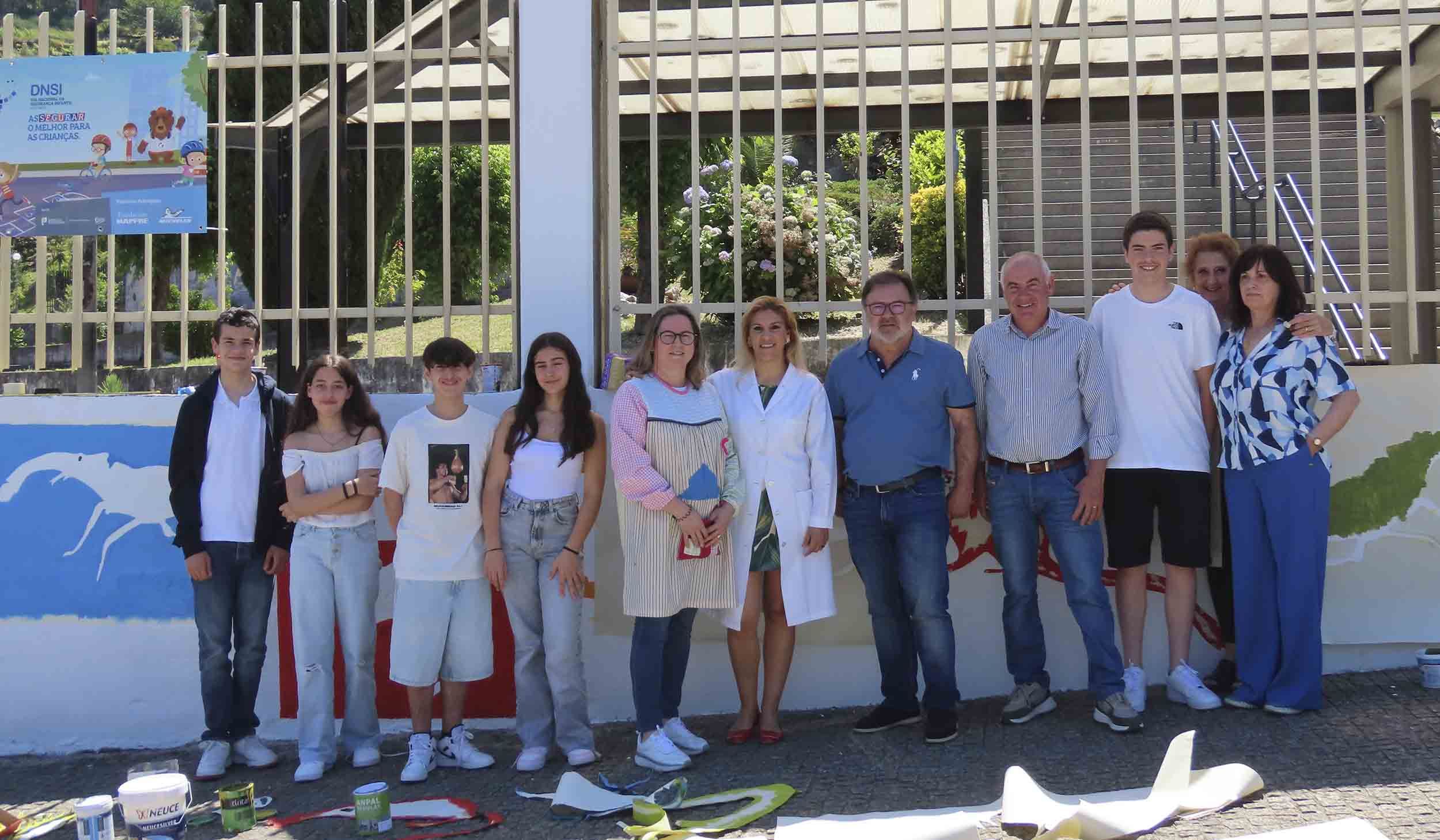 “Muros com Vida” na Escola E.B. 2,3 de Souselo