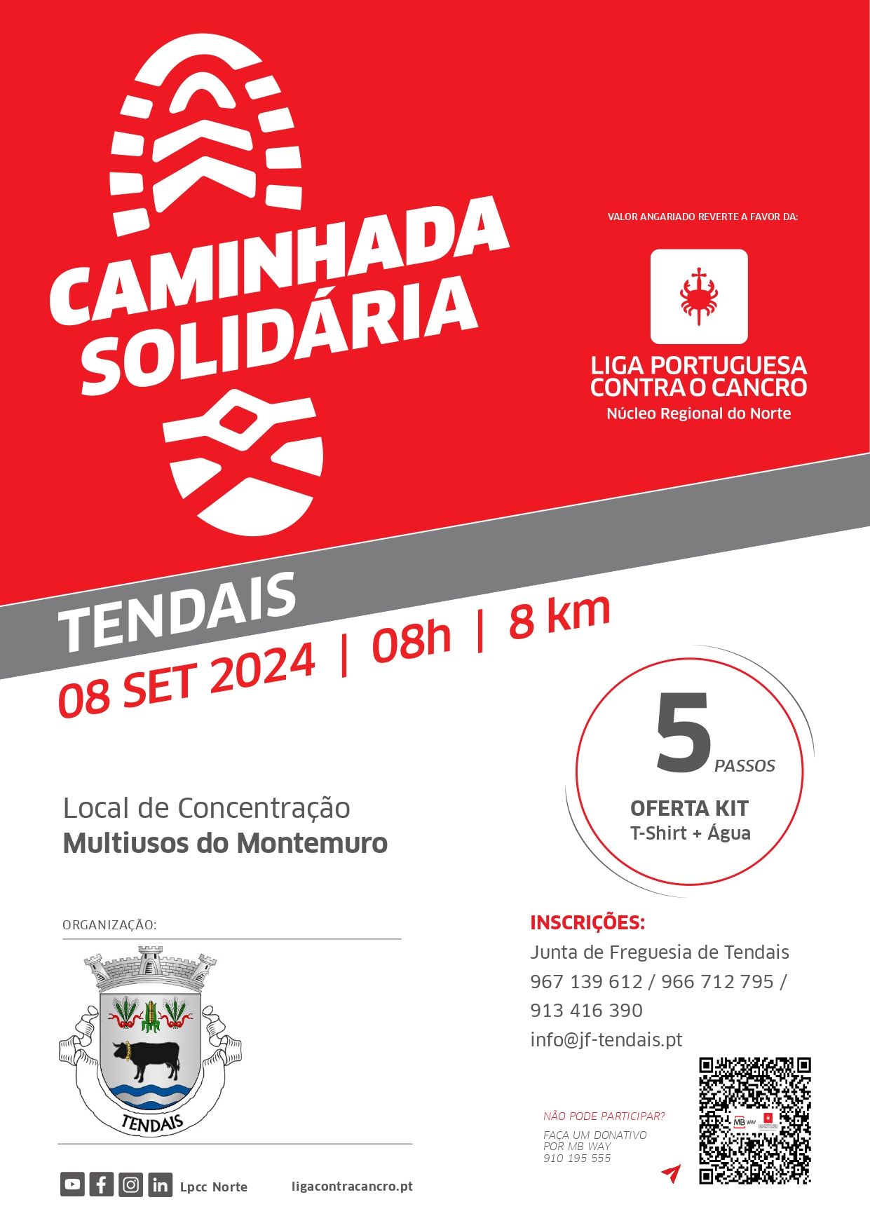 Caminhada solidária